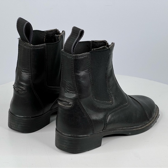 Somerset Boots Paddock English Riding Kids Equestrian Black Faux Leather 12 - Picture 6 of 15